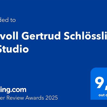 Stilvoll Gertrud Schloessli 1 Zi Studio St. Gallen Kültér fotó