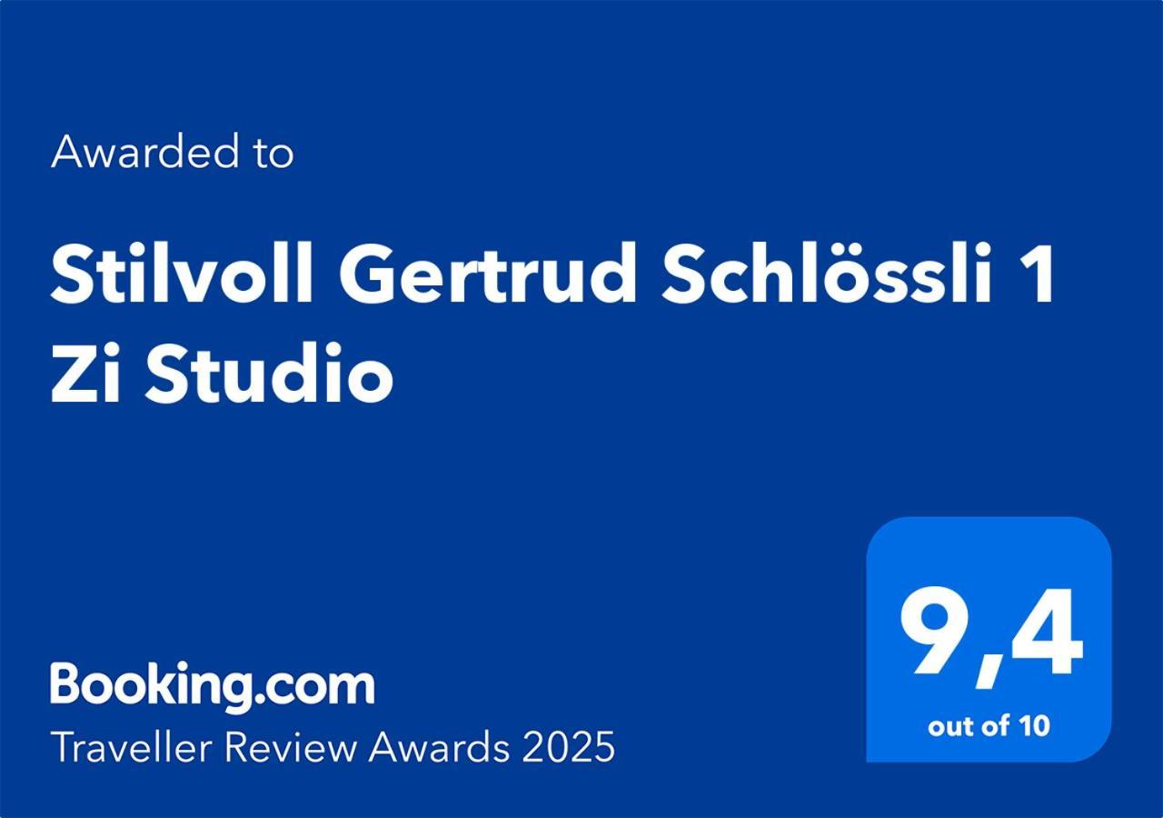 Stilvoll Gertrud Schloessli 1 Zi Studio St. Gallen Kültér fotó